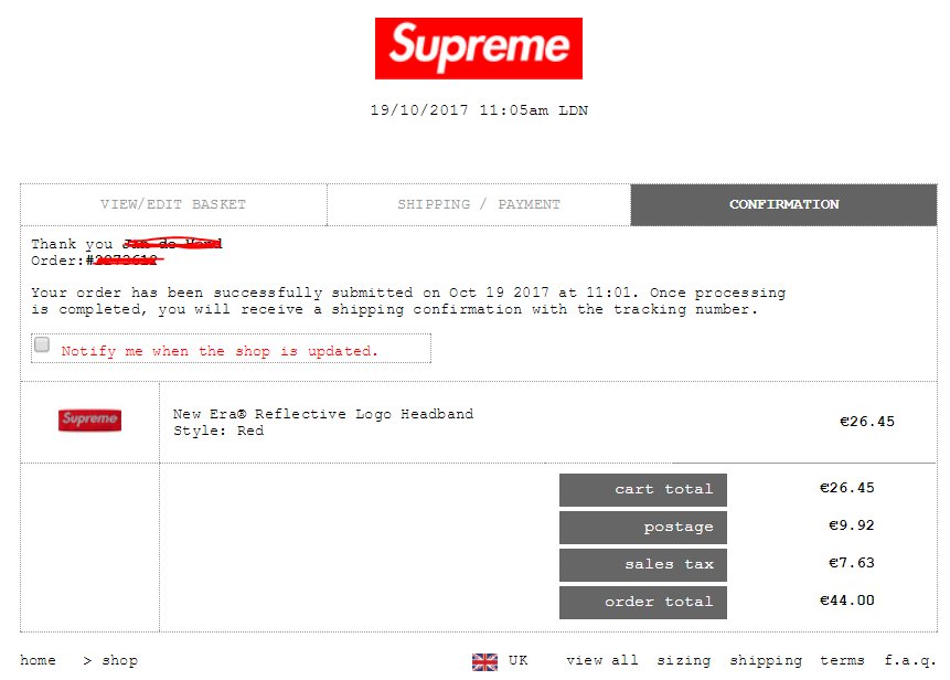 DutchStunter's tweet photo. New Era® Reflective Logo Headband
Red
Price: €130/$150/£116
Just copped it at Supreme Site https://t.co/FAkwzRZJ3l