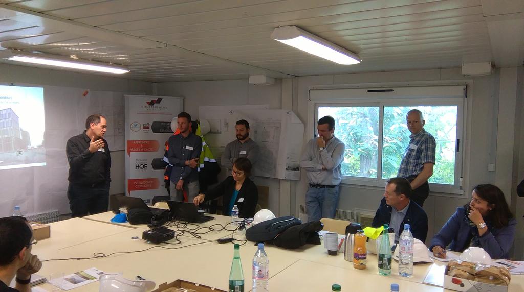NOVABUILD_'s tweet photo. [#practicale] Novabuild visite le chantier du siege du @CreditAgricole au Mans "un exemple de projet mené en #BIM jusqu'à l'éxé" https://t.co/wNQxMiKg7k