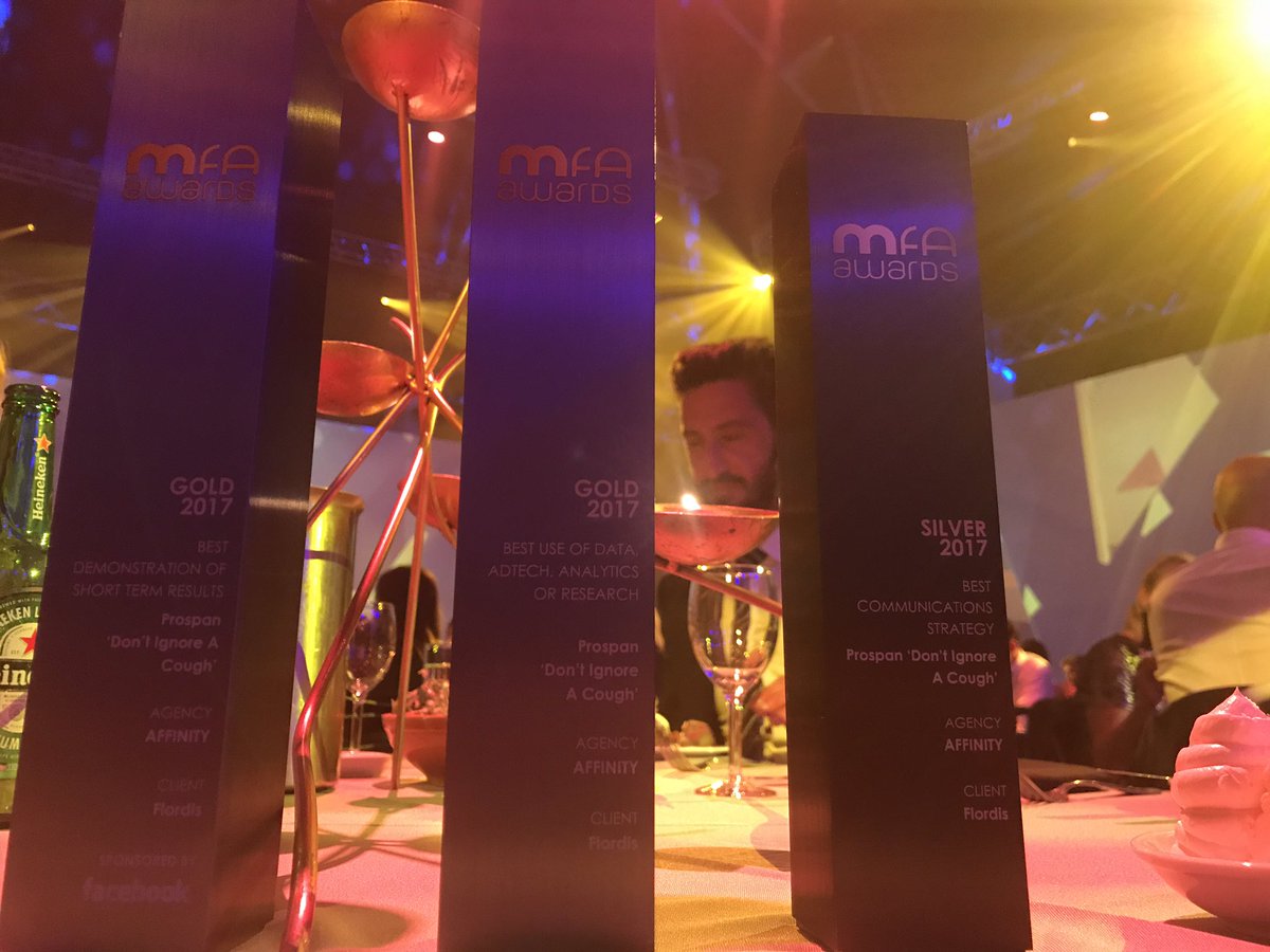 AngelaSmithAU's tweet photo. OMG!! x3 gongs tonight at the #MFAAwards: GOLD for Data &amp; GOLD for Effectiveness, SILVER for Comms Strat. Amazing haul team, you're awesome! https://t.co/I5naUlW4JB