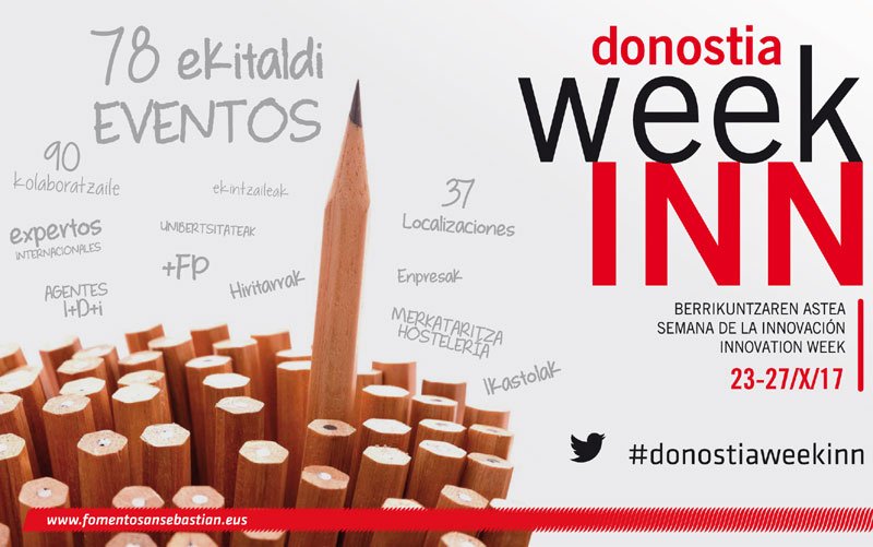 Vicomtech's tweet photo. Participamos en el WeekINN 2017 organizado @FomentoSS. Te esperamos el 26 de octubre, no te lo pierdas! https://t.co/GArt19StgJ https://t.co/8d8FfY7dkI