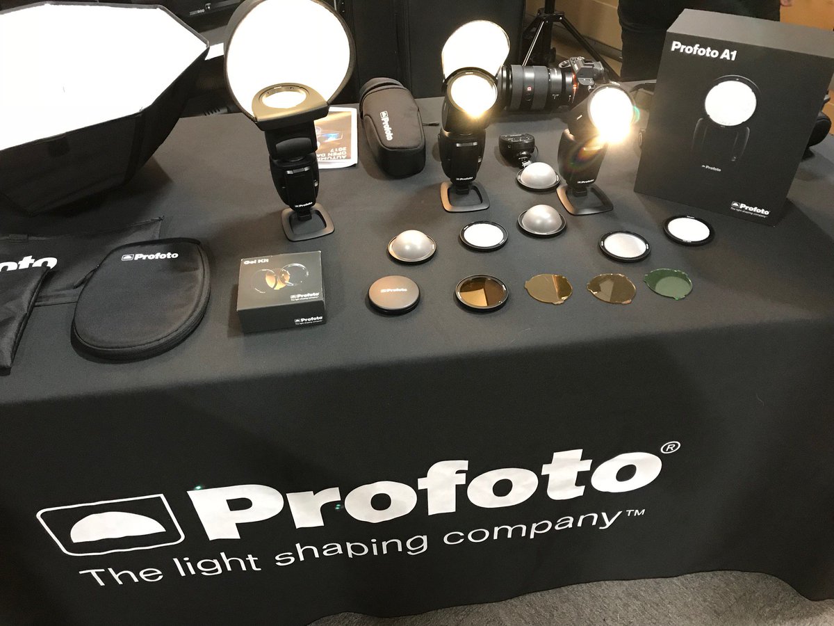 We are here at Bristol branch today <a href="/wextweets/">Wex Photo Video</a> <a href="/CalumetPhotoUK/">Calumet Photo UK</a> with the #ProfotoA1 - The worlds smallest studio light