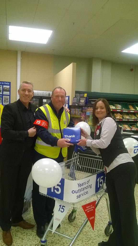 Calvins 15 years Loyal service <a href="/ThomasRichard14/">Thomas Richardson</a> <a href="/DiJohnson01/">Diane Astles</a>