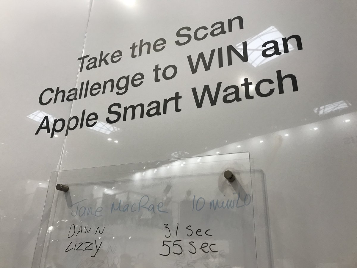 HenryScheinUK's tweet photo. Take the Scan Challenge @ stand E20F20 and WIN an Apple Watch! Come and show our team how it’s done! #scanchallenge #BDIAdental17 https://t.co/kN39BNQmTD