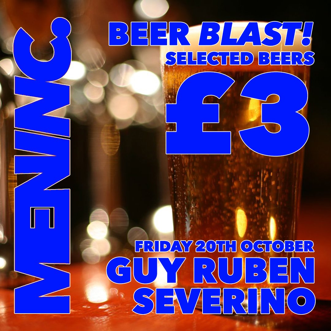 MenInc Okto-Beer Blast! w/ Severino + Guy Ruben
Disco, 80's classics, 90s house anthems and pop tunes! Join the fun at the Eagle London!