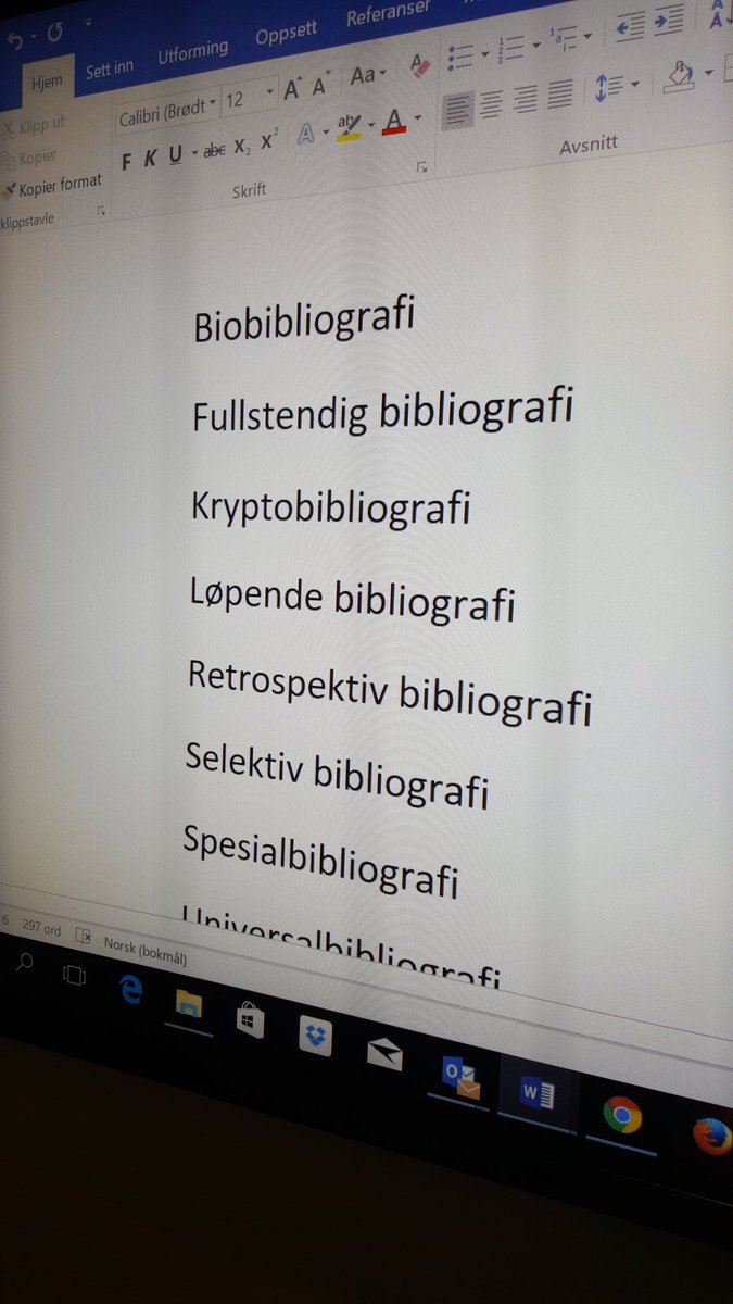 IdunnB's tweet photo. No begynner det å bli moro @heidiko #bibliotekterminologi #kryptobibliografi https://t.co/jLwRLnQzsF