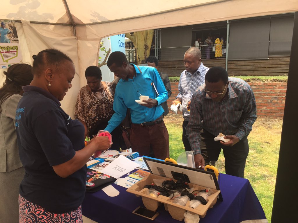 The SNV Zimbabwe stand at the Inaugural National Gender forum. Wome have a big role to play in all decision making processes.