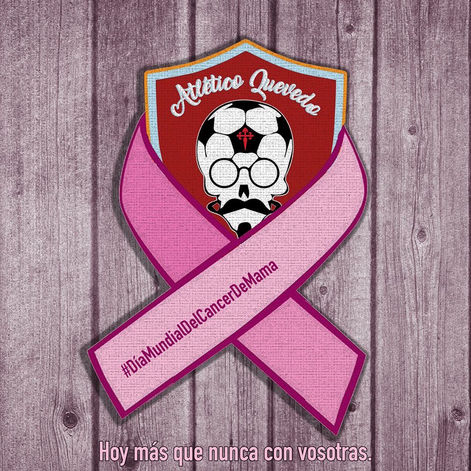 AtleticoQuevedo's tweet photo. #DiaMundialdelCancerdeMama Hoy más que nunca con vosotras. https://t.co/sFPowJoSqY