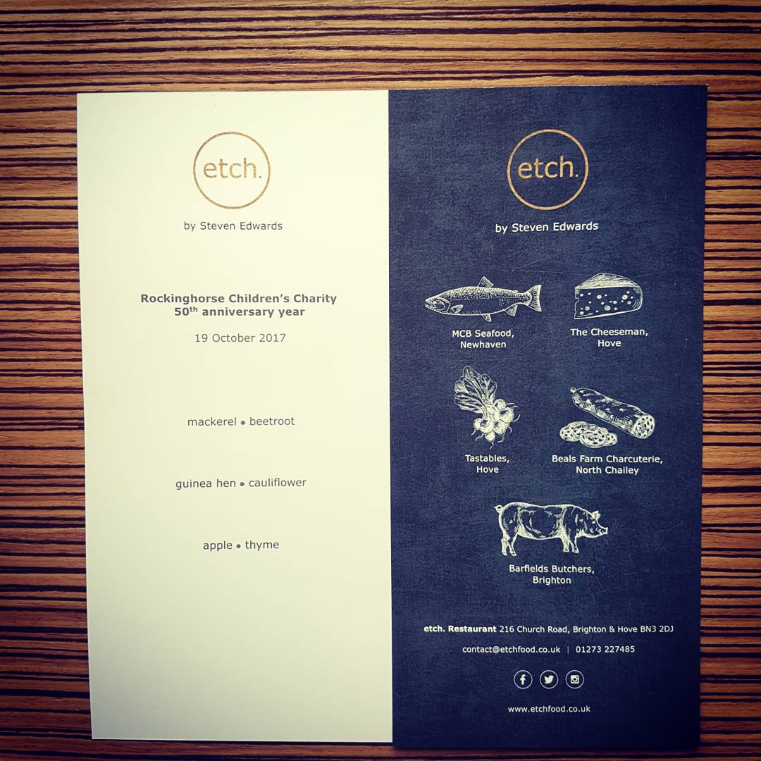 stevenXedwards's tweet photo. Proud and honoured to be cooking tonight for the @Rockinghorse67 Chairity 50th anniversary dinner @BrightonChefsT https://t.co/MrtfXLJ3E4