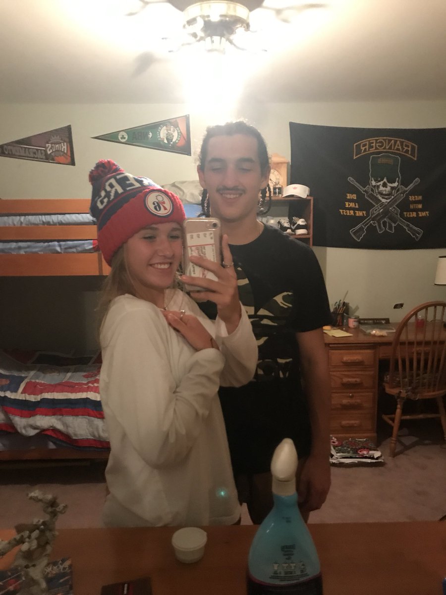 mackenzie1497's tweet photo. Happy day to the rowdiest kid at all the chaug games, hope u have the best birthday, love u angie❤️❤️ #noturtypicalfridaynight @Angelo1342 https://t.co/sTB8CisLsz