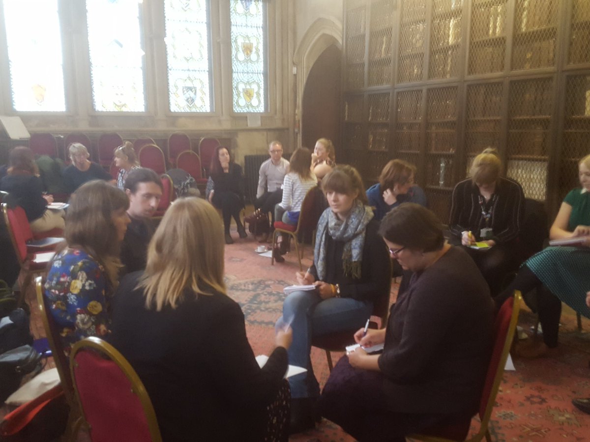 HeritageVols's tweet photo. HVG Yorkshire working on ideas for our national strategy. #collaboration #knowledgeshare https://t.co/QpvEAQaky9