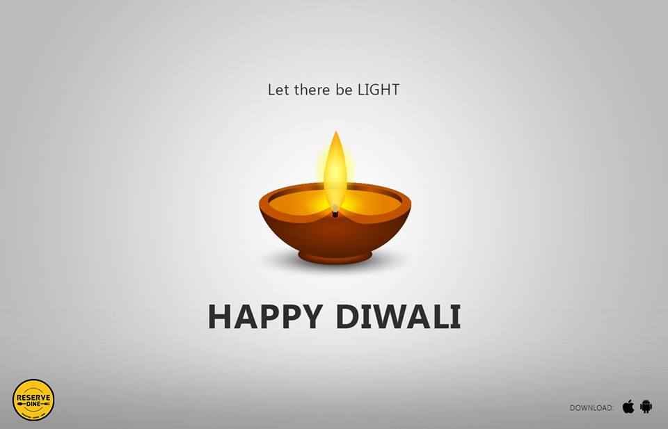 ReserveDine's tweet photo. Let's celebrate this festival of Light by increasing brightness in our soul, to help each other and live happily together.#ReserveDine #App https://t.co/QKVSBtJKwp