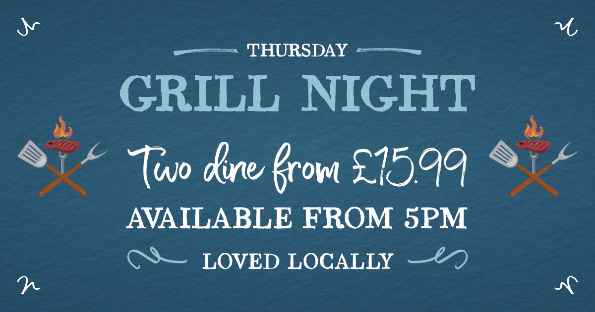 WoodmanBanstead's tweet photo. join us for grill night tonight, where two dine from £15.99. #raisingthesteaks https://t.co/nqk4EPKpfc