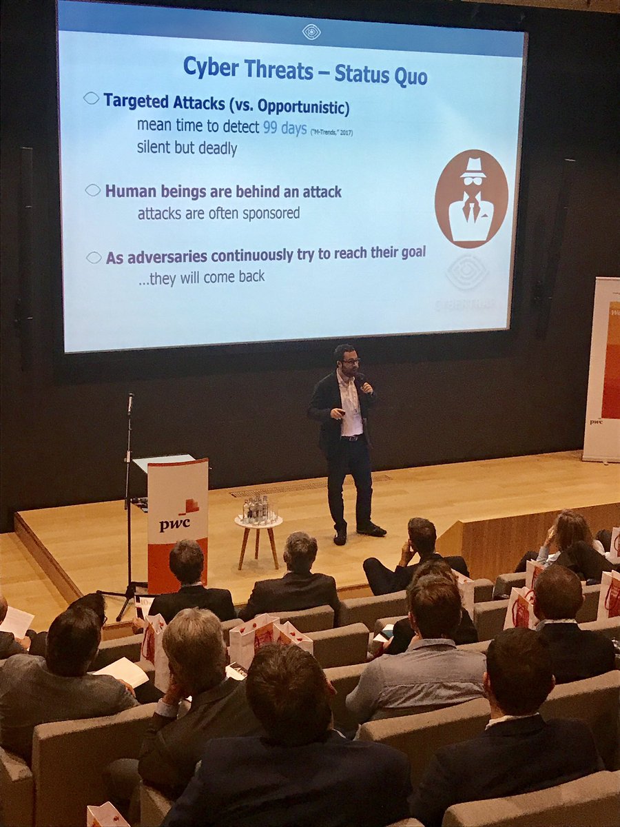 PwC_Luxembourg's tweet photo. Pitching #NextGen 10: CyberTrap's Digital Playground let attackers believe their breach succeeded &amp; identifies them #austria #cyberseclu https://t.co/oFhgSROWLJ