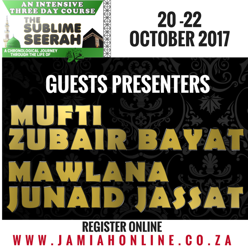 jamiahonline's tweet photo. Did you know?
The Guest presenters include Mufti Zubair Bayat &amp; Mawlana Junaid Jassat https://t.co/iaMEfWagHc