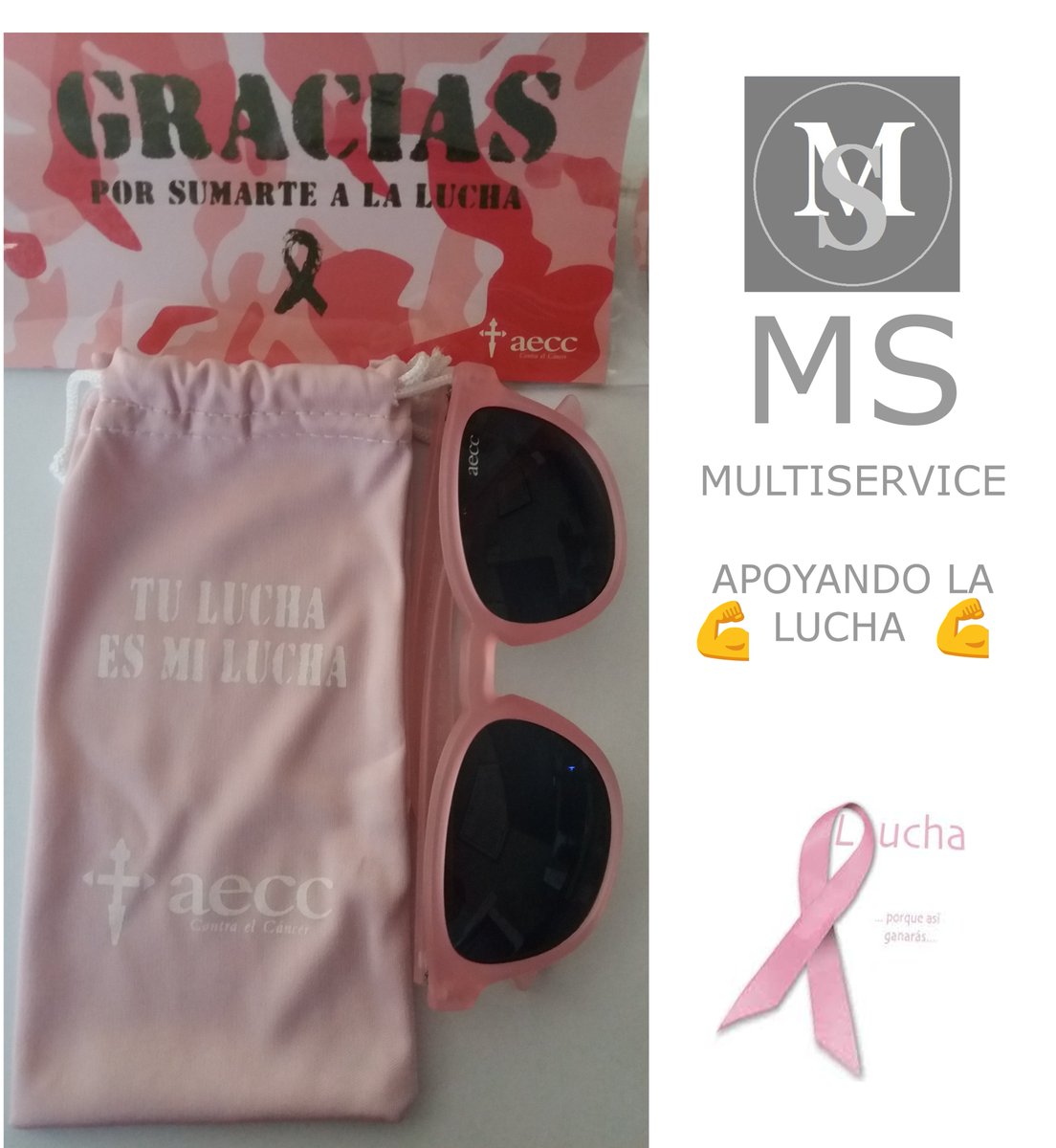 MS_MULTISERVICE's tweet photo. 💪TU LUCHA MI LUCHA 💪 #todossomosrosa https://t.co/pph7qncMSq