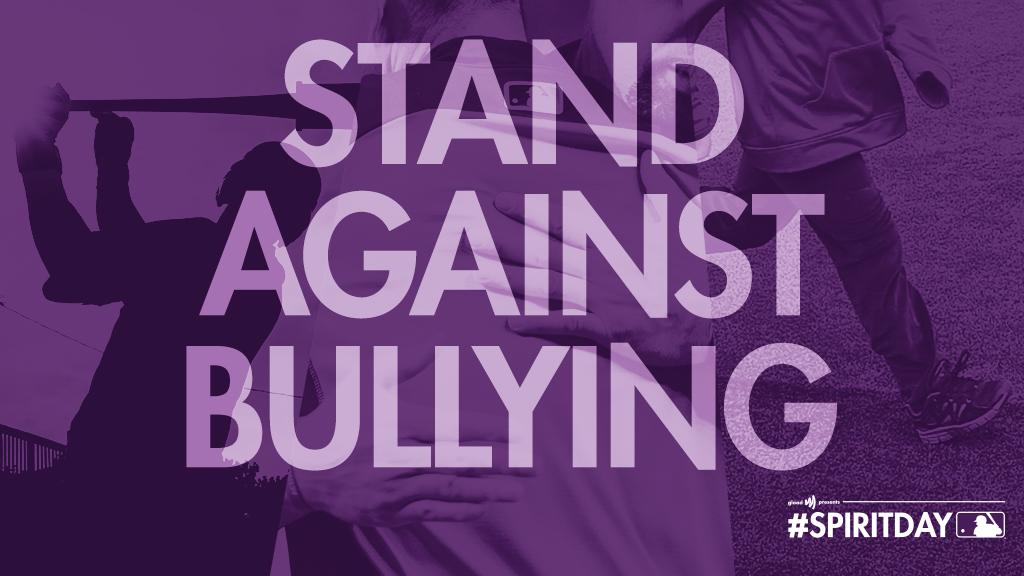 Phillies's tweet image. We stand for inclusion and against bullying, and couldn't be prouder to support @MLB on #SpiritDay!