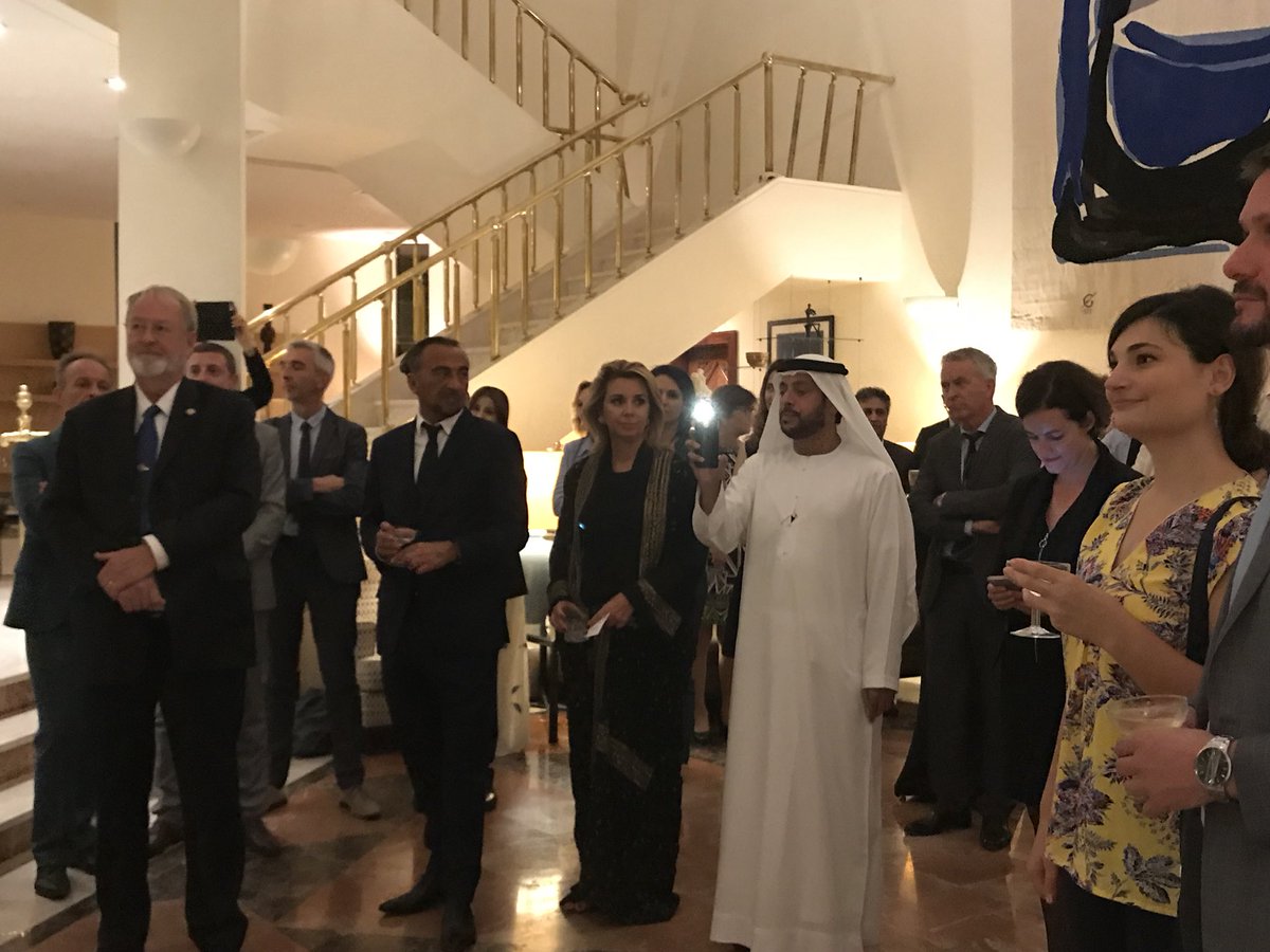 L’Ambassadeur s’exprime devant des chefs d’établissements supérieurs, à Abu Dhabi dans le cadre d’une tournée régionale Campus France