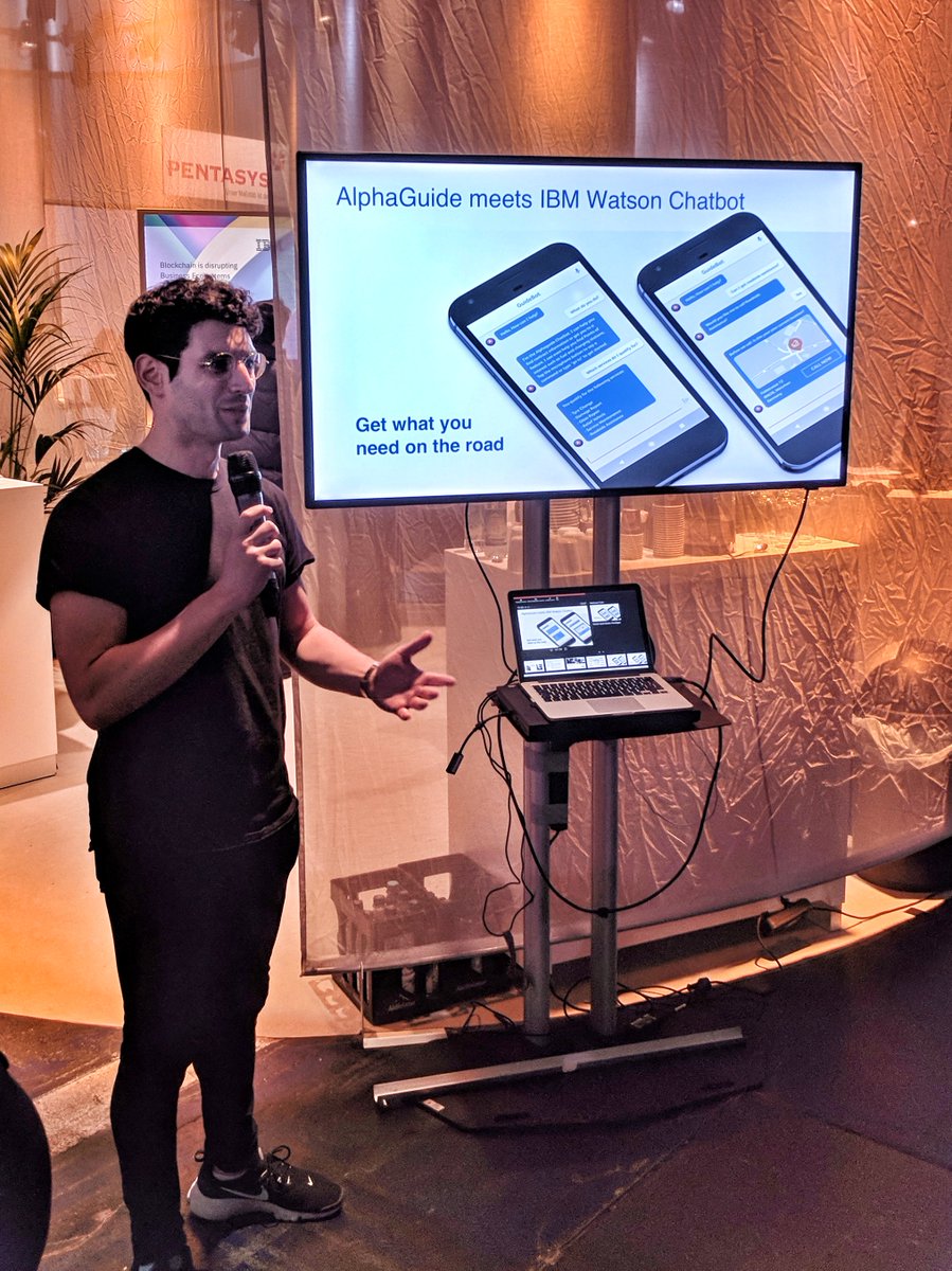alphabetint's tweet photo. Today we presented the #AlphaGuide Chatbot Prototype during this year’s #BMWITMesse. #AlphaGuide meets #IBMWatson Chatbot. https://t.co/dbOXjFiyYH