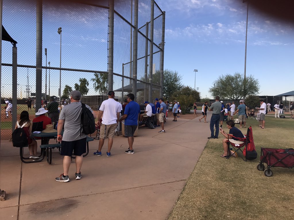 PJFOX5's tweet photo. @andrew5fox representing @IowaSticks 17U Scout in the AZ Junior All Academic Game tryouts this morning in Phoenix #IASticks https://t.co/WBfmjEhyiw