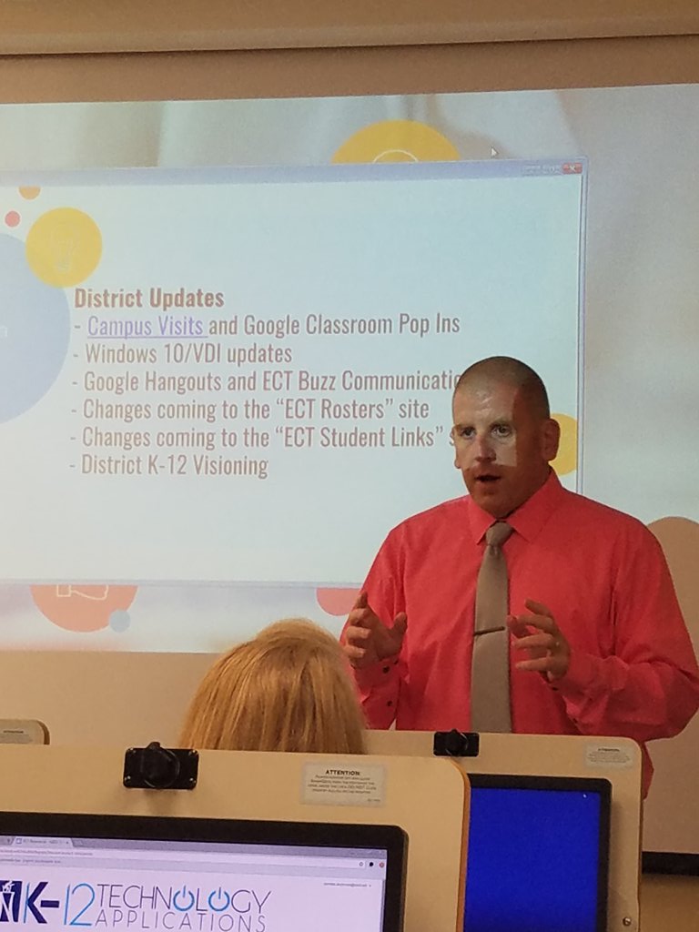 Karladuorod's tweet photo. Can't wait to teach my kids the cool things I learned today. #leadthecharge #nisdect @john_w_moran @nearpod https://t.co/G9Pwj8GD0U