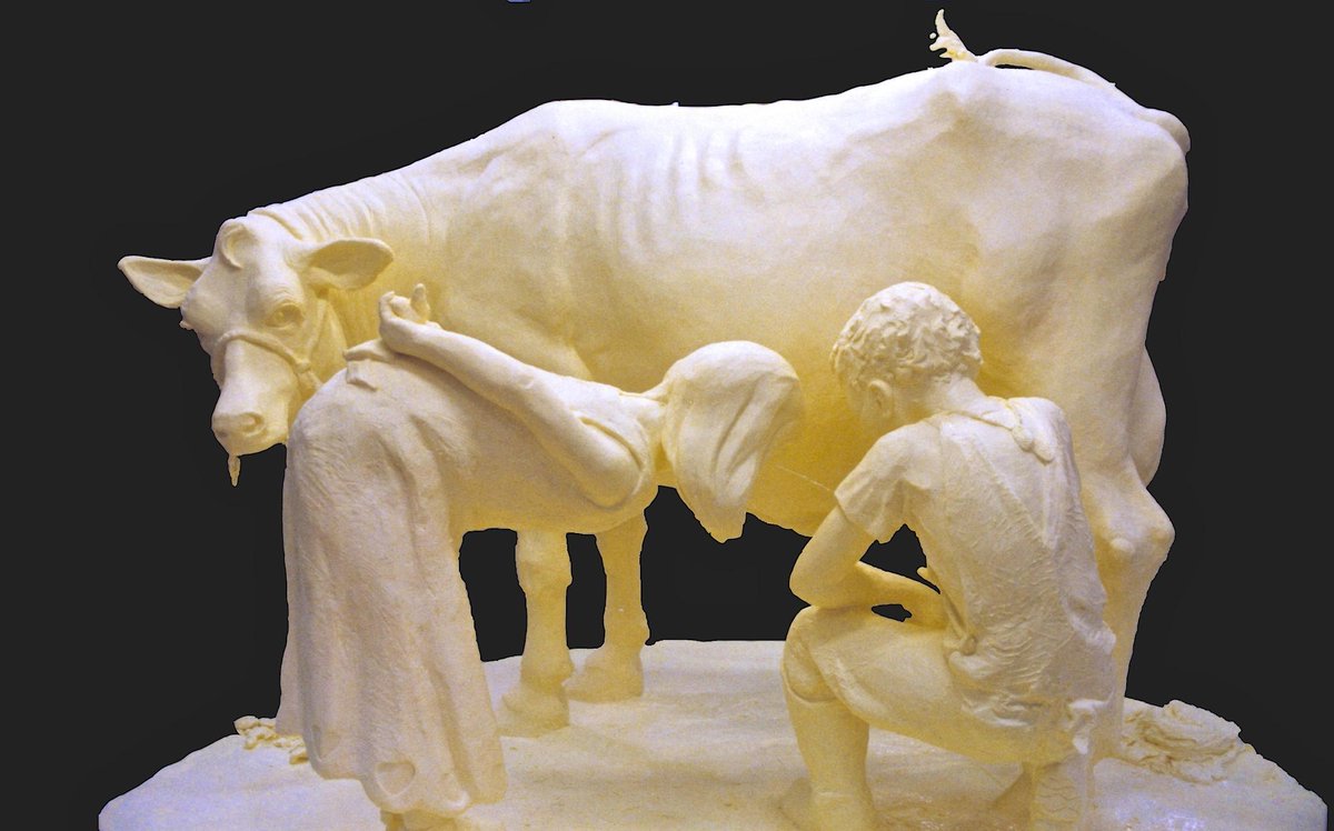 thisismold's tweet photo. Am stoked abt #SophieSlesinger's presentation on butter sculptures, "a taste of place, preserved" #efdd2017 https://t.co/hFbx3iPyIL