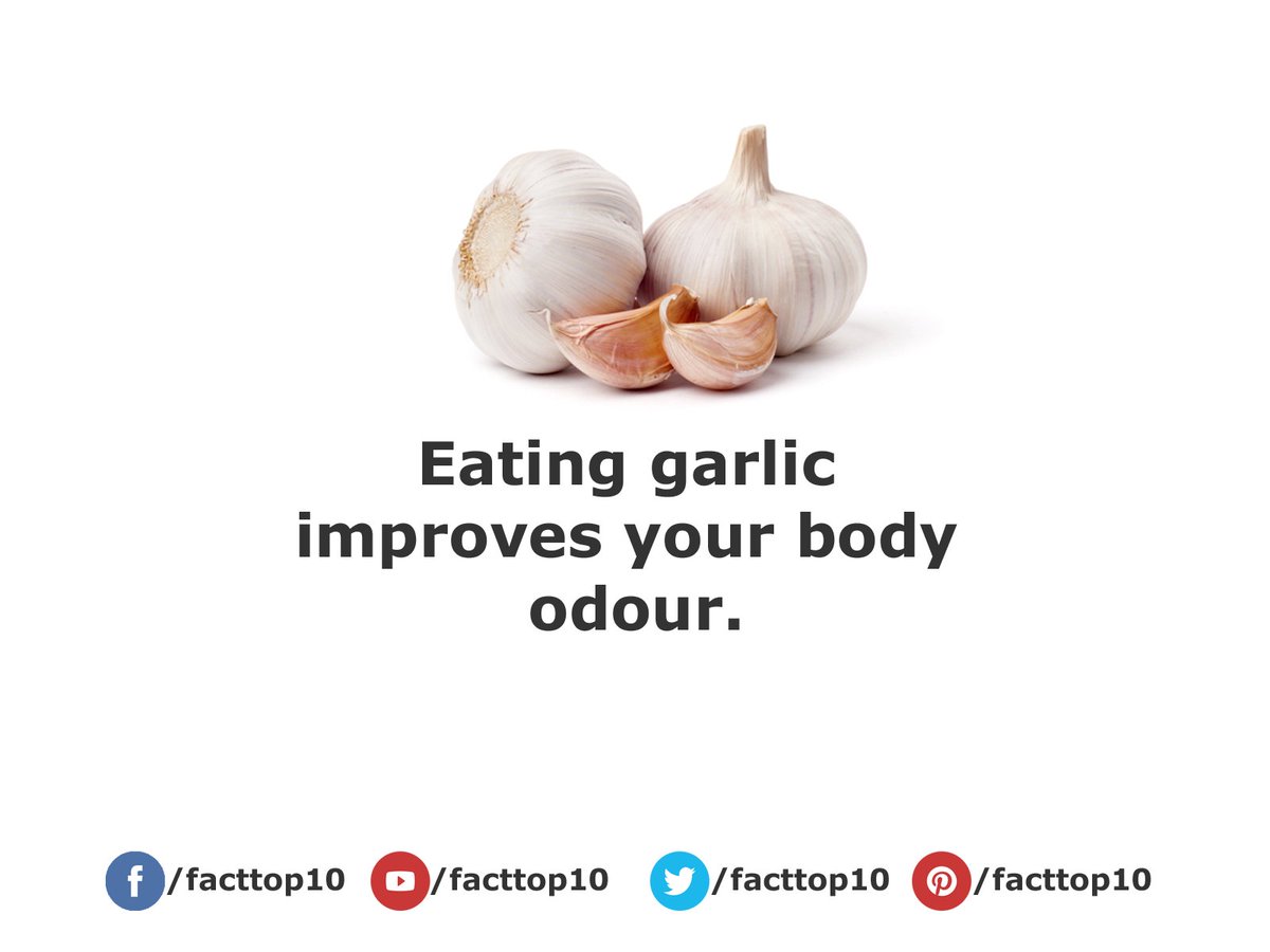 thisiszahir's tweet photo. Eating garlic improves your body odour. #Health #HealthyLiving #HealthyEating #HappyDiwali https://t.co/CcYNPnXBpx