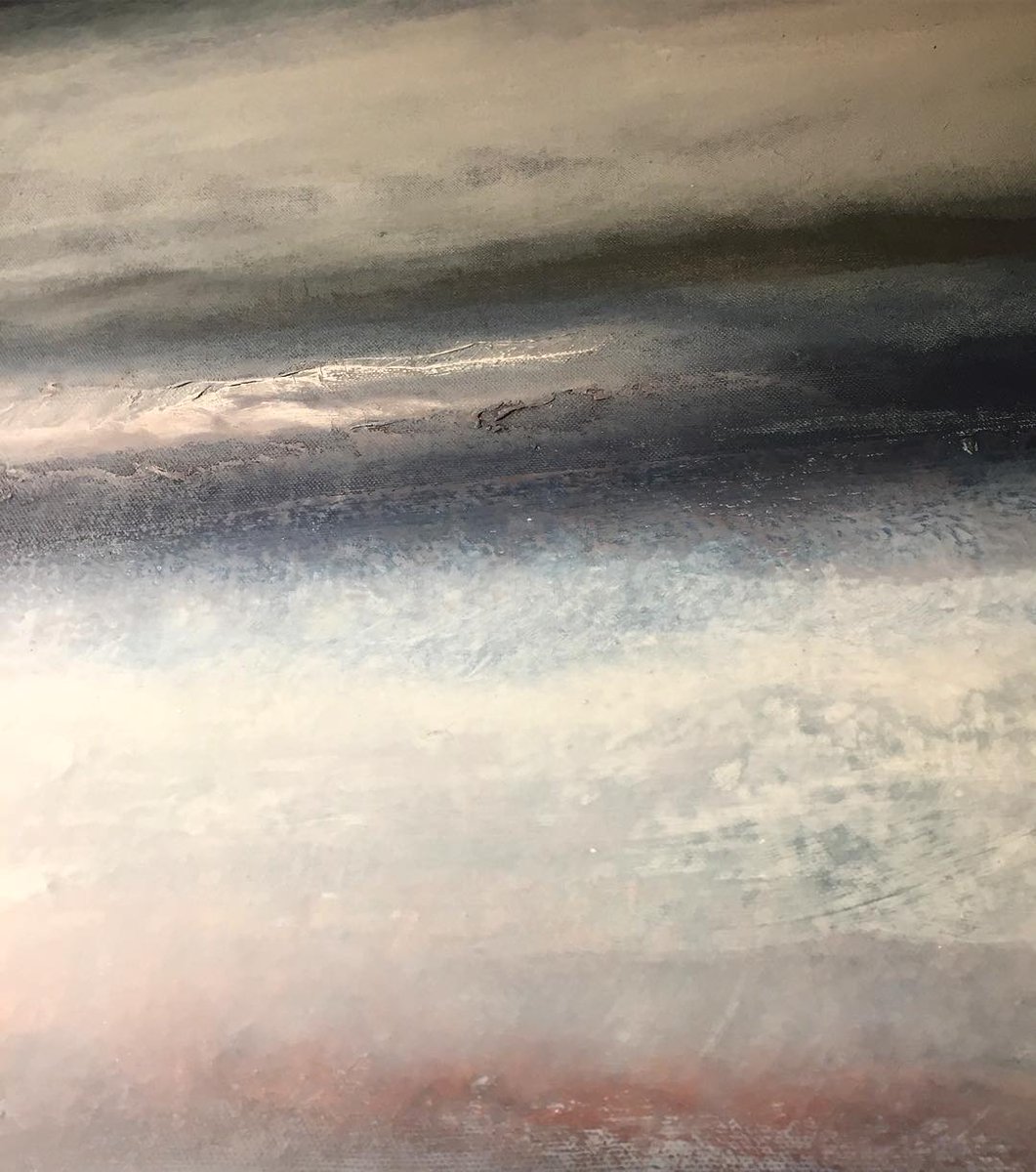 Detail of a piece painted just for <a href="/BuyArtFair/">Buy Art Fair</a> #art #artist #painting #acrylicpainting #acryliconcanvas #acrylic #sky #skyscape