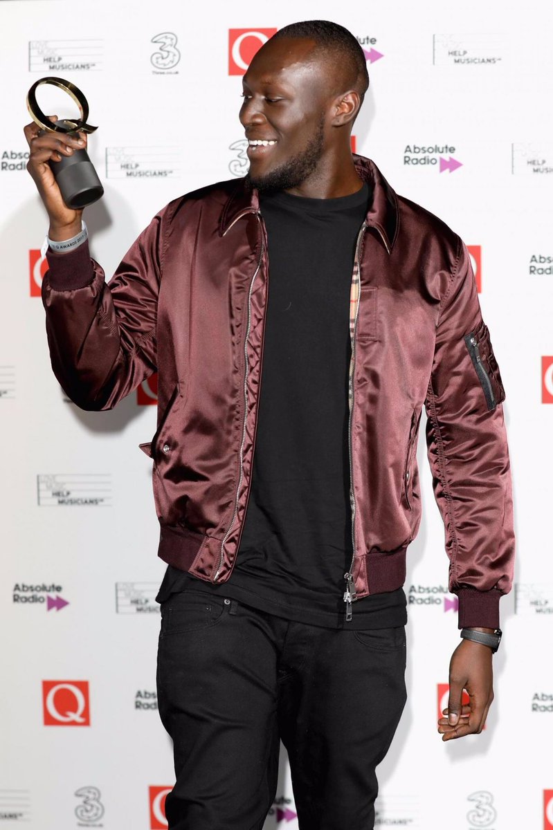 stormzy's tweet photo. Thank you Q Awards ❤️ Best Solo Artist! https://t.co/TO5CQ6TIF5