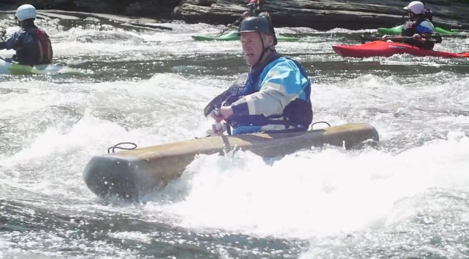 kayakSessionMag's tweet photo. A fail turns into a game changer... The story of the Back Ender Boat. #whitewater #kayak #backender #legends https://t.co/ZZa7meiE89