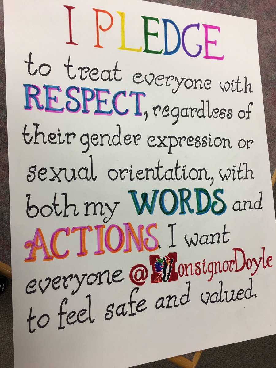 MDoyleLib's tweet photo. Heart Club got @MonDoyleCSS to sign hearts to show support for our @glaad spirit pledge today at lunch. 🌈❤️#wcdsbawesome love for everyone! https://t.co/CxgFsW2XvH