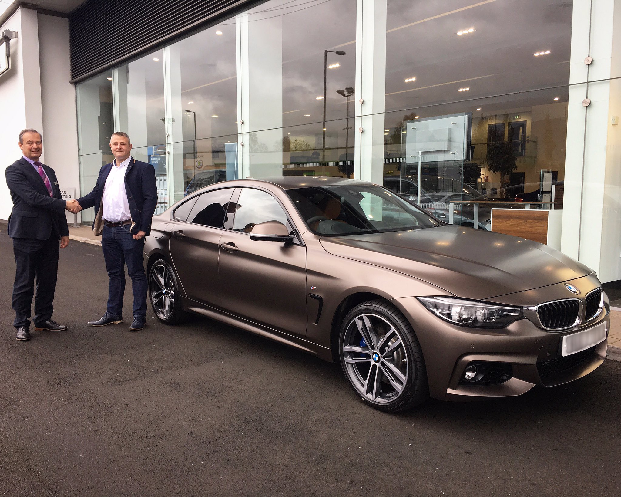 Bavarian Belfast on Twitter: "Awesome customer delivery today! Michael Walker collecting his #BMW Individual™ Frozen Bronze xDrive M Sport Gran Coupé #BavarianBMW https://t.co/tgYEKw5qBk" Twitter