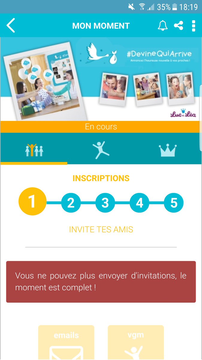 soleiil_2's tweet photo. Je suis Présélectionnés je croise les doigts pour etre sélectionné pour mon loulou qui arrive.
Mon pseudo vgm : mimirsal
#DevineQuiArrive https://t.co/WerTWobI9o