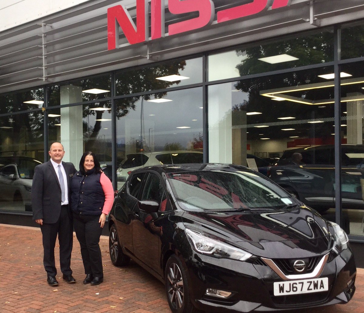 NissanSouthWest's tweet photo. @WellingtonNissa A big THANK YOU to you #67REG #HappyCustomers collecting their new #Nissan vehicles https://t.co/FeksOJPuQC #newcar https://t.co/2rNdlvNGab