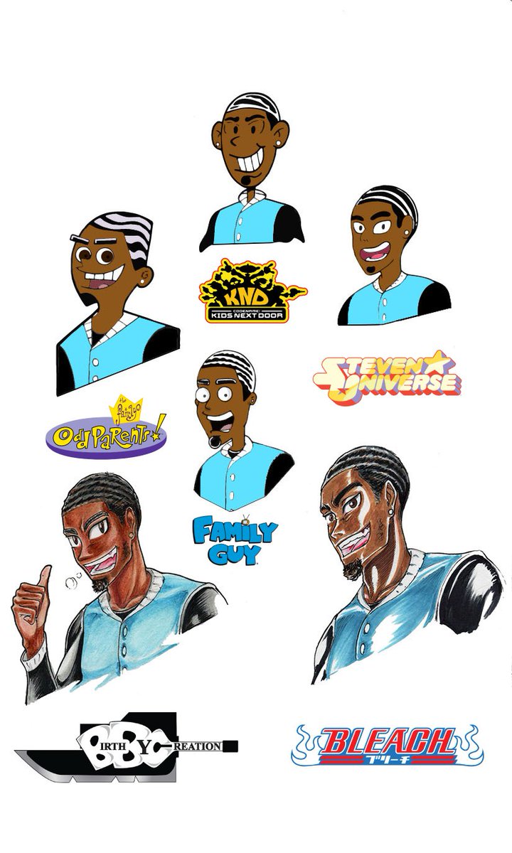 TheWiseAkeem's tweet photo. Never posted the colored Version XD. @Nickelodeon @kidsxnextxdoor @cartoonnetwork @TiteKuboIsArt @FamilyGuyonFOX #bleach #Stevenuniverse https://t.co/YL2ytLYZoG