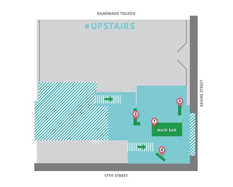 TheAtticonAdams's tweet photo. Hey Zombies!  Follow this map to all the satellite bars at The Attic and get all your brains....  eh  I mean BOOZE! https://t.co/MUyD8djQ0z