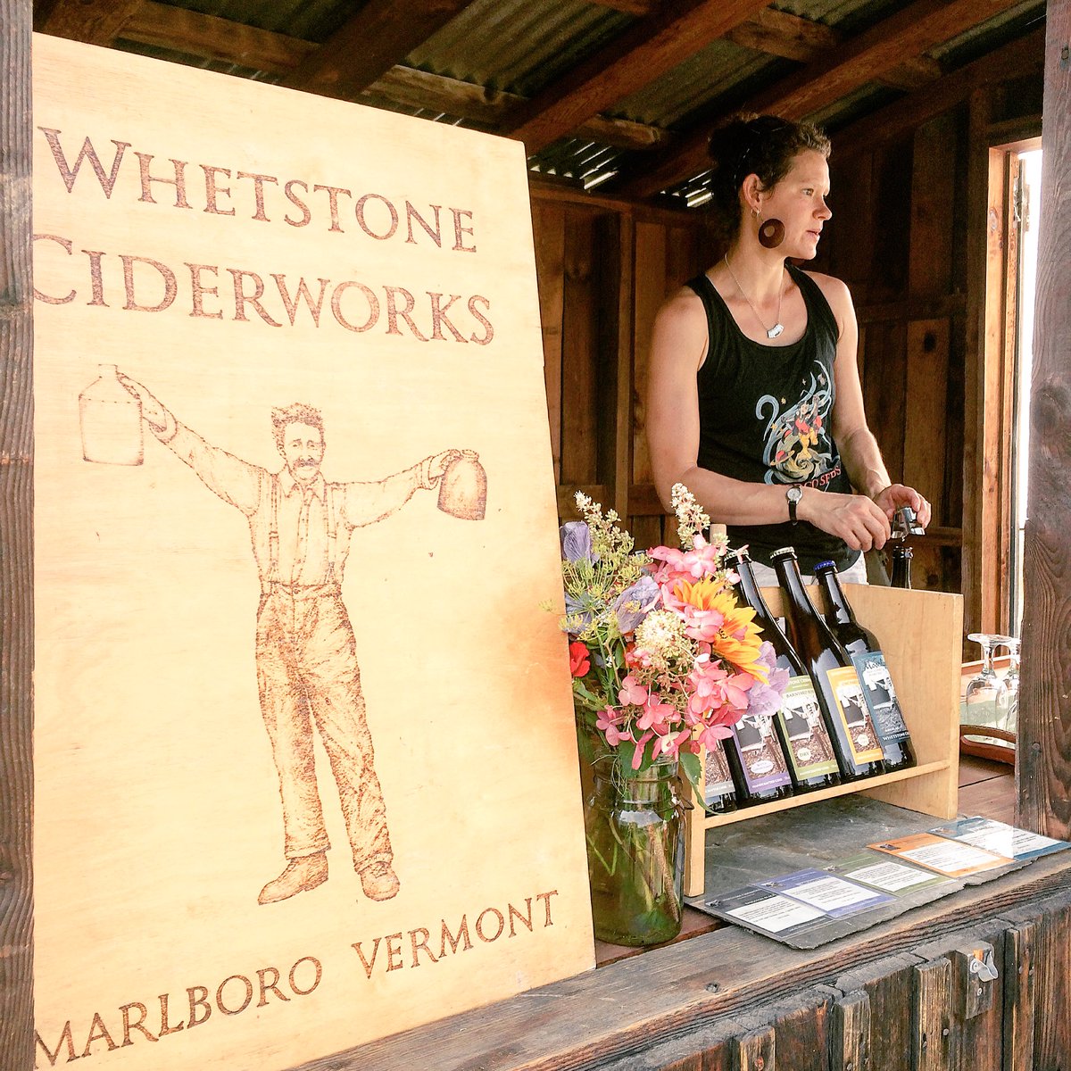 Whetstone Ciderworks is doing #hardcider tastings all weekend!