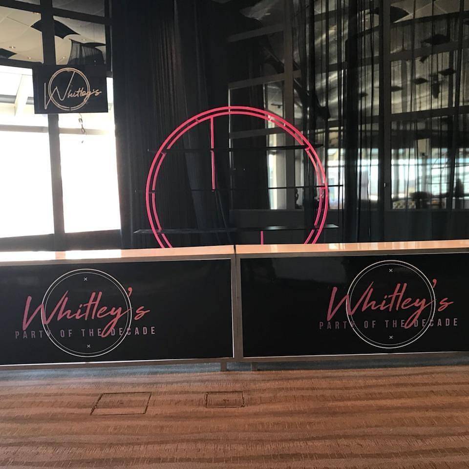 Consider Custom! Logos, custom colors,, fabrications and more at Lux Lounge EFR