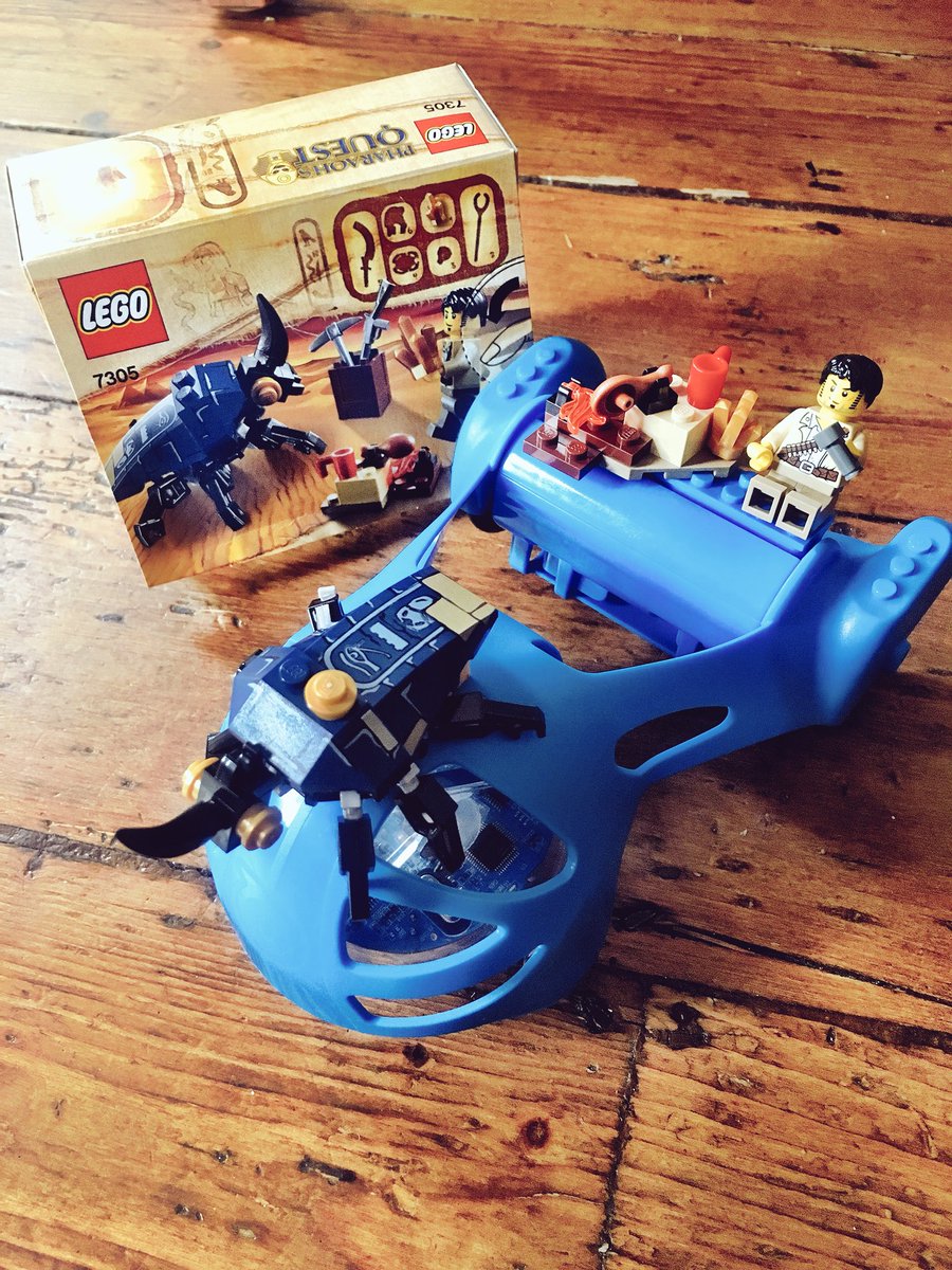 BradleyDardis's tweet photo. I 💙how adaptable @SpheroEdu #SPRKs can be for your class's topic if you have a chariot add #lego and if not just decorate a cup #beyondcode https://t.co/NcSXfPjPg2