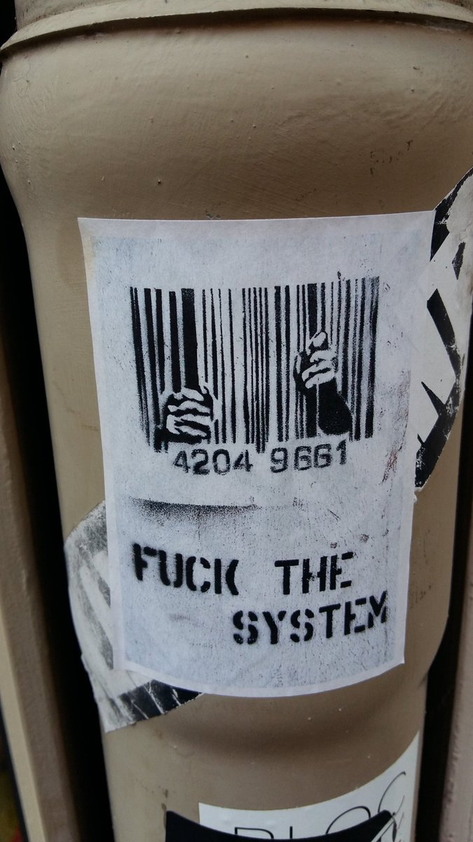 SpyAtomic's tweet photo. Be more than just a number. #FuckTheSystem #Society #MinistryOfMagic #StreetArt https://t.co/TB0VBjSPzS