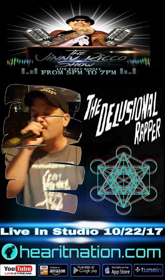 delusionalrap's tweet photo. #DelusionalRapper Live this Sunday on #VinnyRiccoRadio @HearItNation #IBCR #Detroit #Michigan #INDEPENDENT #HIPHOP #IndeRadio https://t.co/6nJ0KD98bz