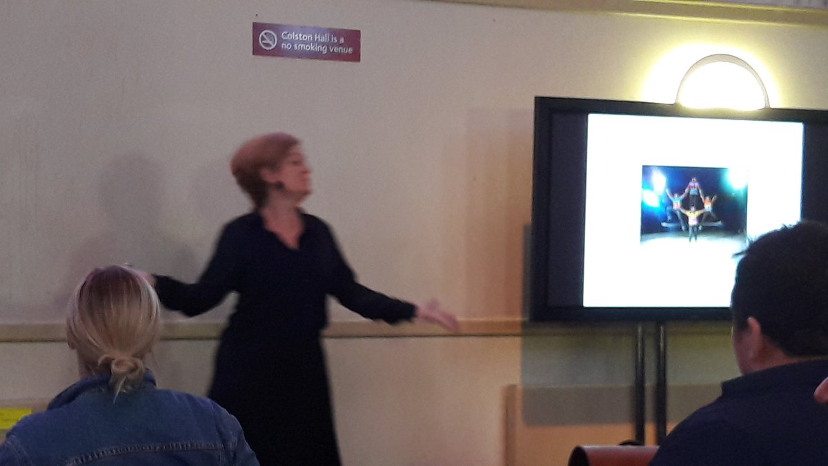 CircusDiaries's tweet photo. 'We should be looking to expand the 'we' of what is meant when circus is talked about' @DeaBirkett #circusfutures https://t.co/kAffx5vUab
