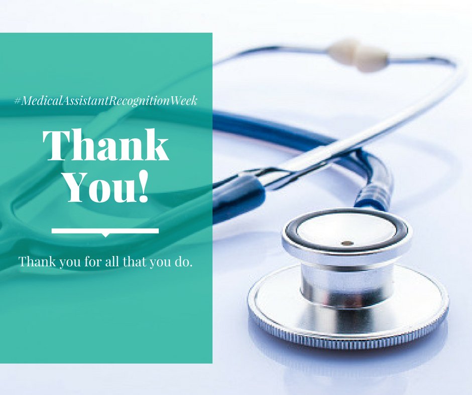 contemporaryRN's tweet image. It is #MedicalAssistantRecognitionWeek. Thank you for all that you do!