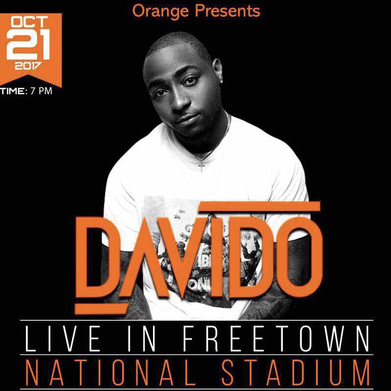davido's tweet image. 2nd stop on the 30BG Africa tour at The National Stadium Freetown, Sierra Leone 🇸🇱 This Saturday!! I can’t wait !! ❤️❤️❤️