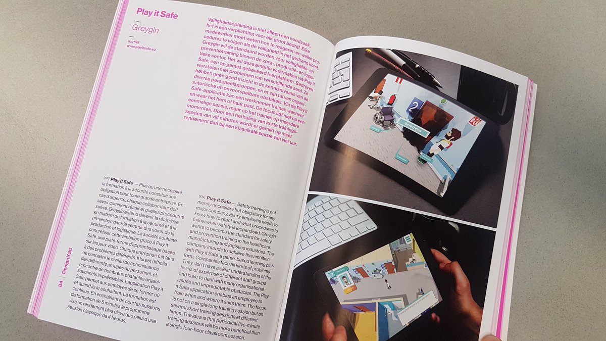 PtacekMike's tweet photo. We staan in den boek! met @Playitsafelearn @DesignregioK #designx50 #kortrijk. Schoon event. Goeie speech @VincentVQ ! https://t.co/gU4TT1sSX9