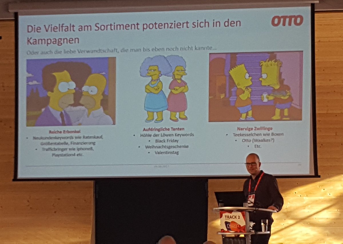 AnnaTroidl's tweet photo. Sven Achterberg über die Nutzung von Keywords in Kampagnen #OMCap17 #otto https://t.co/jLtGUc3Vu6