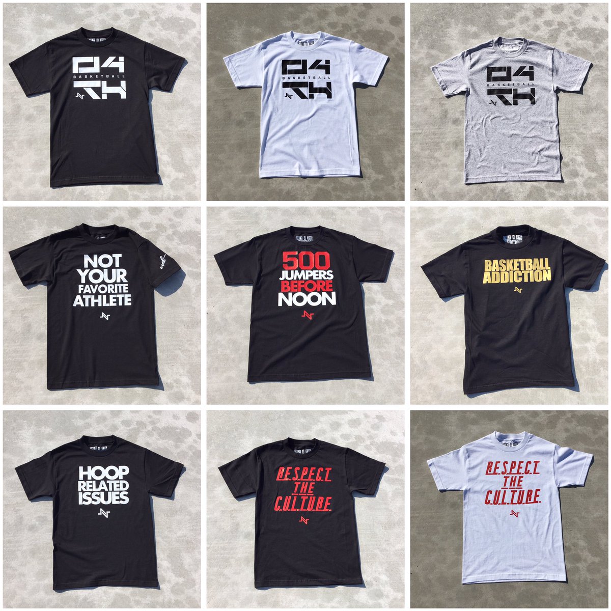 04THBASKETBALL's tweet photo. The 2017 hoop tee collection from O4TH is available on-line @ https://t.co/ZcGf61Es2q https://t.co/6xg6xUJfyq