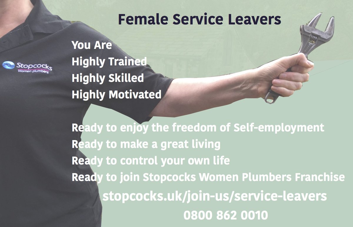 Stopcocks's tweet photo. We have information for female #ServiceLeavers considering a #Stopcocks #Franchise https://t.co/LukfDim06Q https://t.co/TxOHWcsssU