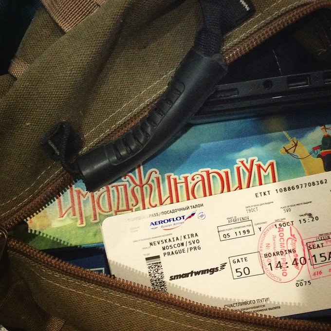 I'm on board! Coming to Prague in ~2 hours! I'm so excited - I enjoy flying so much! https://t.co/Kg<a href="/tag/backstage"class="tags"><span>#backstage</span></a><a href="/tag/shooting"class="tags"><span>#shooting</span></a>