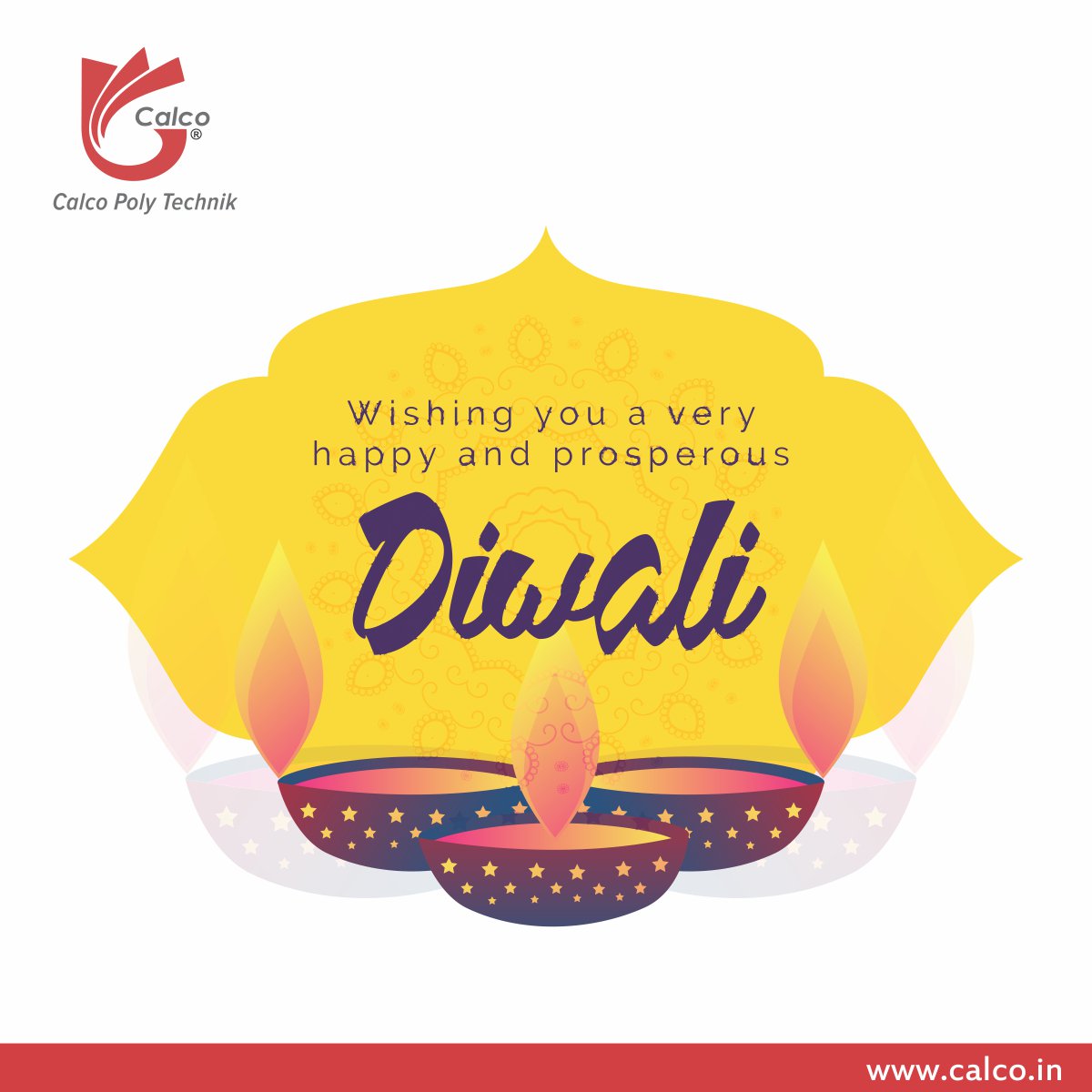 CalcoIndia's tweet photo. Calco Poly Technik wishing you a very Happy and prosperous Diwali.
#HappyDiwali #Calco #polymer #india https://t.co/iVCndfFeHc
