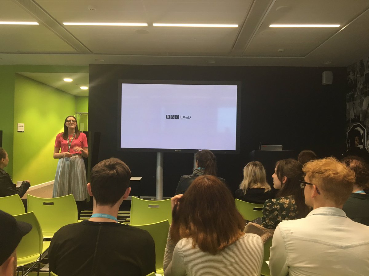 DigInnMMU's tweet photo. Our @zoehitchen kicking off #BBCdesign event for @designmcr ✨🙌🏼✨ https://t.co/vHKoFWRtZt
